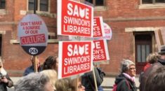 Save Swindon libraries protesters