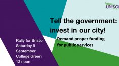 9 Sept rally for Bristol