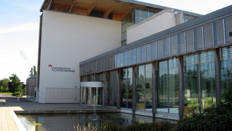 A sunny day at the University of Gloucestershire