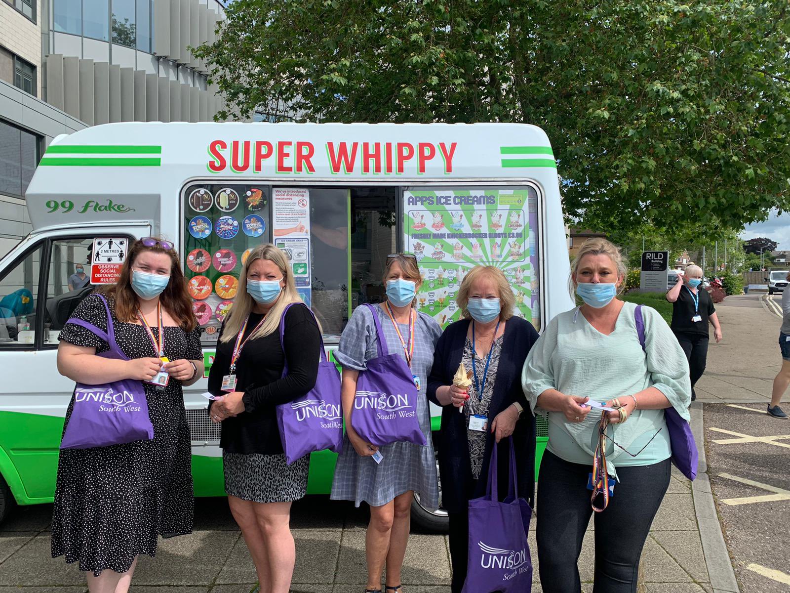 UNISON celebrates 75 years of the NHS with free ice cream UNISON