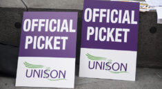 UNISON official picket placards