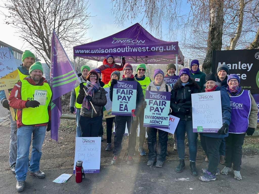 recap-striking-for-fair-pay-in-the-environment-agency-unison-south-west