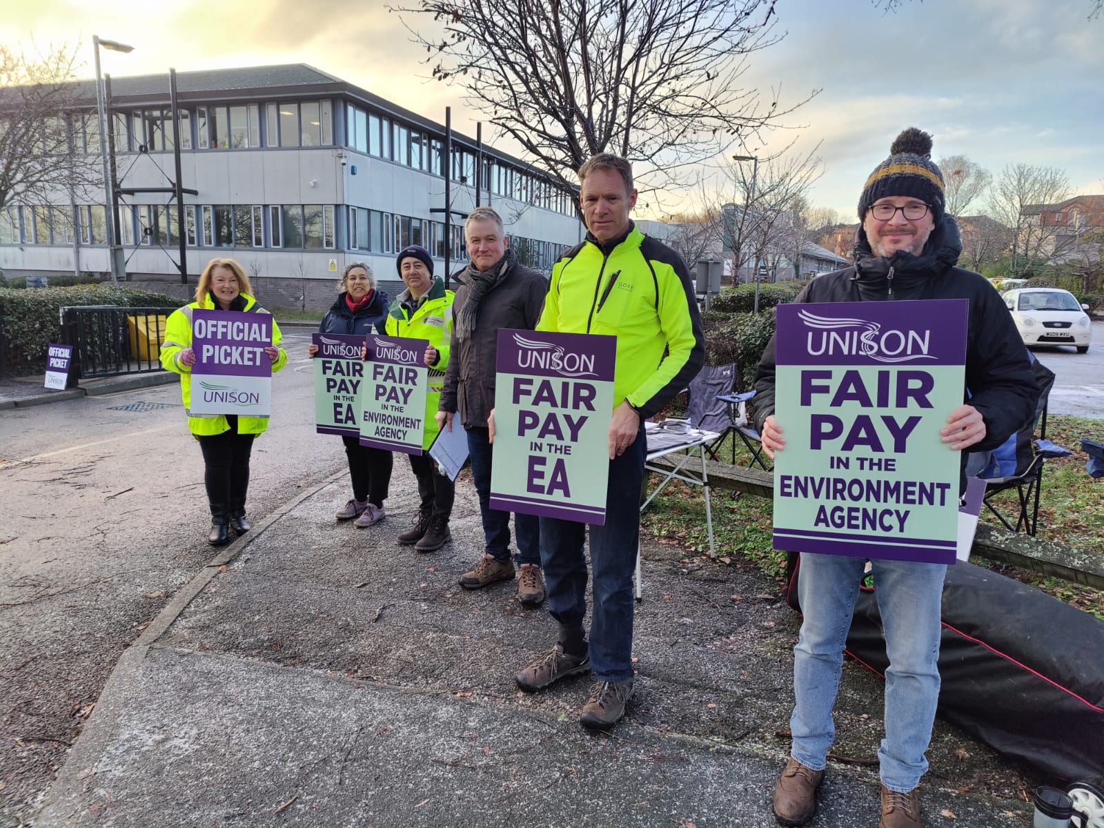Picket lines announced for Environment Agency strike UNISON South West