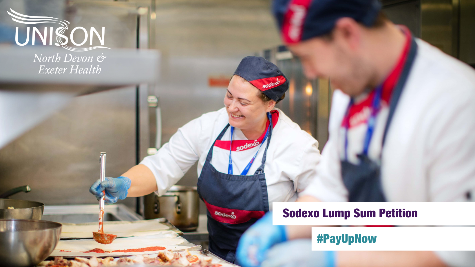 Stand with Sodexo Members Sign our petition UNISON South West