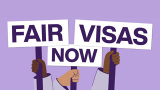 Fair Visas Now - decorative graphic.
