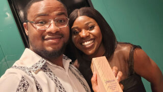 Kelvin and Peculiar with his award